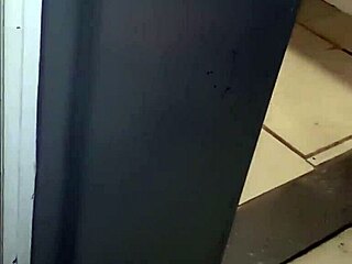 Quick outdoor encounter at gas station.