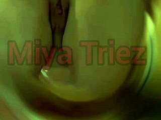 miya triez performs strip tease