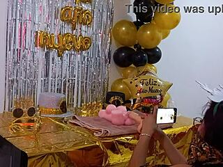 Birthday casting with cute Latina and brown eyes