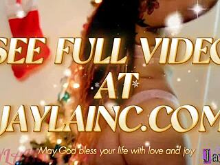 Merry Christmas with JaylaInc com Star Showing Big Ass and Tits