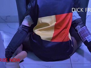 Eather’s quickie turns wet and wild on red sheer fabric