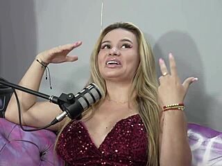 Sara Films Podcast with Hot Blonde Karen Sleent Sucking Deep, Wow!