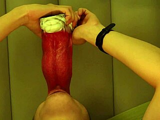 I-I can't stop suckin' this huge monster cock... my throat's wrecked!