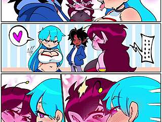 Threeway Linkup in FNF Porn with Wild Group Action Scenes.