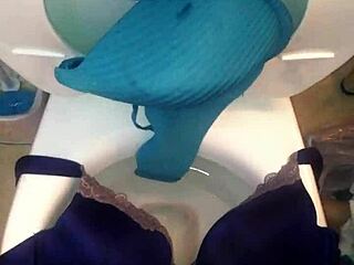 Step Sister in 40DD Bra Takes Hard Cumshot