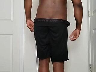 Good Morning Undressing to Spread Buttocks Wide Open