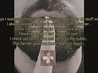 Straight Farmer Guy Convinced for Handjob on Country Ranch