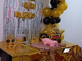 Birthday casting with cute Latina and brown eyes