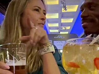 Hey, did you see this Brazilian hotwife get taken by a huge cock in public? Her husband was on the phone!