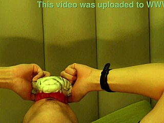 I-I can't stop suckin' this huge monster cock... my throat's wrecked!