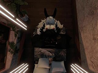 my bunny hg begged for help but just craved my demon cock.