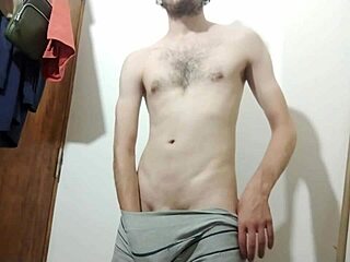 Feeling cute in the bathroom, should I delete this skinny big cock clip?
