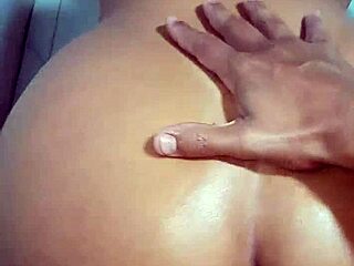 Wife in lingerie gets pounded by monster cock while husband watches.