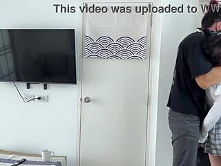 She craves being tied up during intense deepthroat action