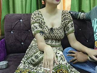 Indian Shy Bhabhi Fucked Hard by Landlord for Breaking Rules at Home