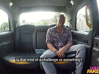 Female Fake Taxi driver begs for hard pounding