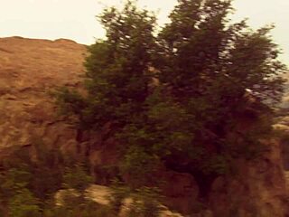 Black milf Dee banged outdoors by Seth Dickens in heels. Her face gets a messy finish.