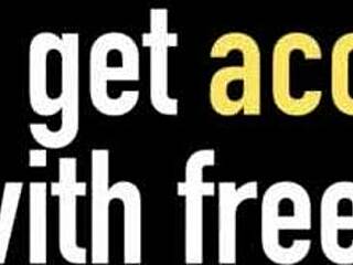 I’m stretching my ass with Vicky Vette’s big glass dildo on bed