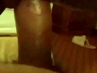 Man, I’m lovin’ ridin’ this ebony babe with big tits...damn!