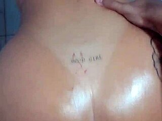 Wife in lingerie gets pounded by monster cock while husband watches.