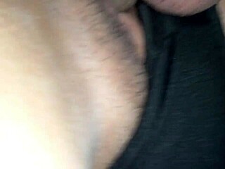 Brunette with big natural tits bent over for doggystyle pounding