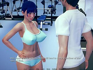 Polyturnon 45 brings a curvy babe with huge assets meeting a monster cock. It ends with a wild creampie in 3D!