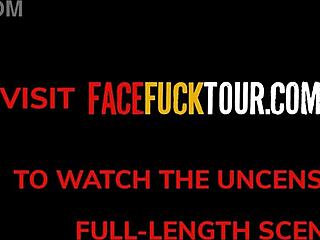 Real Colombian Hotel Maid Face Fucked Hard for Big Tip