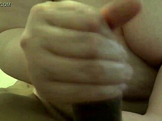 My chubby girlfriend takes a massive cumshot load