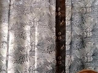 Watching Hot Neighbor Getting Naughty on the Balcony Scene