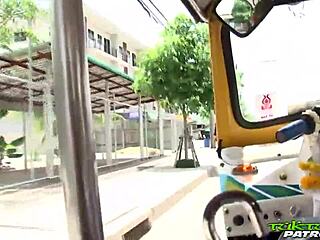 tuktukpatrol, lovely asian takes big dick in tight pussy, dang!