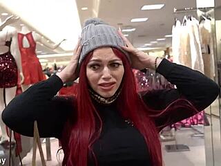 Sucking Dick Outdoors for Christmas Gifts with Latina Big Ass