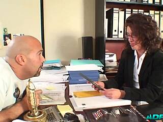 Mature Mami's Anal Pounding at Job Interview Shocks