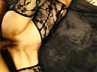 Used Her Rough in Stockings with Every Hole Stretched by Monster Cock