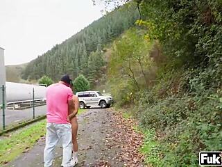 hey, lena coxx can't get enough of anal in public spots! 😜