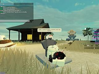 Большая жопа скачет жестко в Roblox порно 112