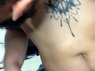 spanking big ass and wet tits with choking domination