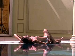 irina russaka, hottest petite teen, showing tight pussy underwater?