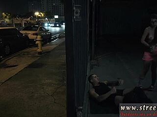 Leather handjob domination in action, wanna see guys chasing bound ladies?