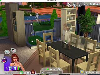 sexy redhead cheating with newlywed in sims 4, oh snap! 😲