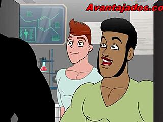 Jason's gay sex adventures in Brazilian animated style