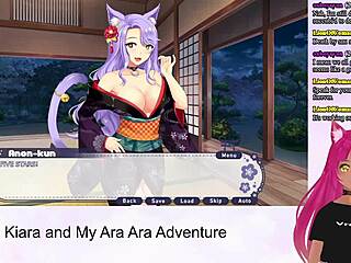 Vtuber Lewdneko สำรวจการผจญภัย Ara Ara ของ Kiara พร้อมแอคชั่นเฮนไตปาก ตอน 1