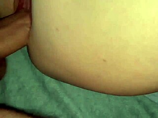 Masked Stepmom with Big Tits Sucks Me Off and Takes Cum on Tongue