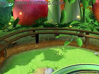 Look at Kagamine Rin's nude body with big tits and ass