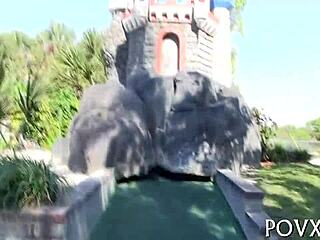 I’m like, totally shocked watching this short teen gettin’ pounded rough!