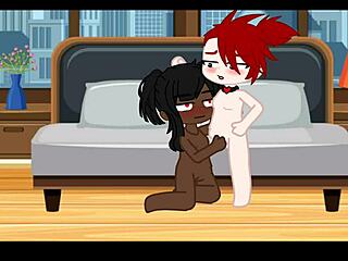 Jebaní s mou nejlepší kamarádkou v lesbickém gacha pornu