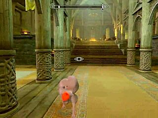 Redhead's Big Ass Bounces In Skyrim!