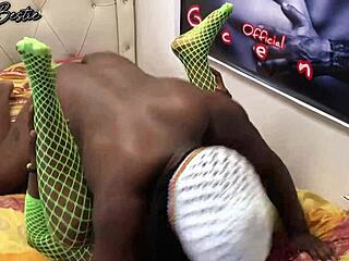 Quick Black Couple Encounter in Neighborhood