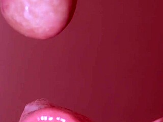 Step sister gets a close-up facial again