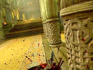 Redhead's Big Ass Bounces In Skyrim!