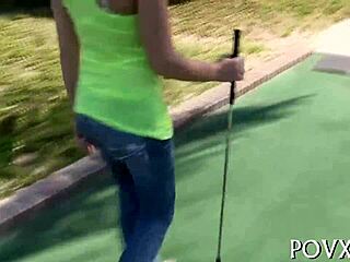 I’m like, totally shocked watching this short teen gettin’ pounded rough!